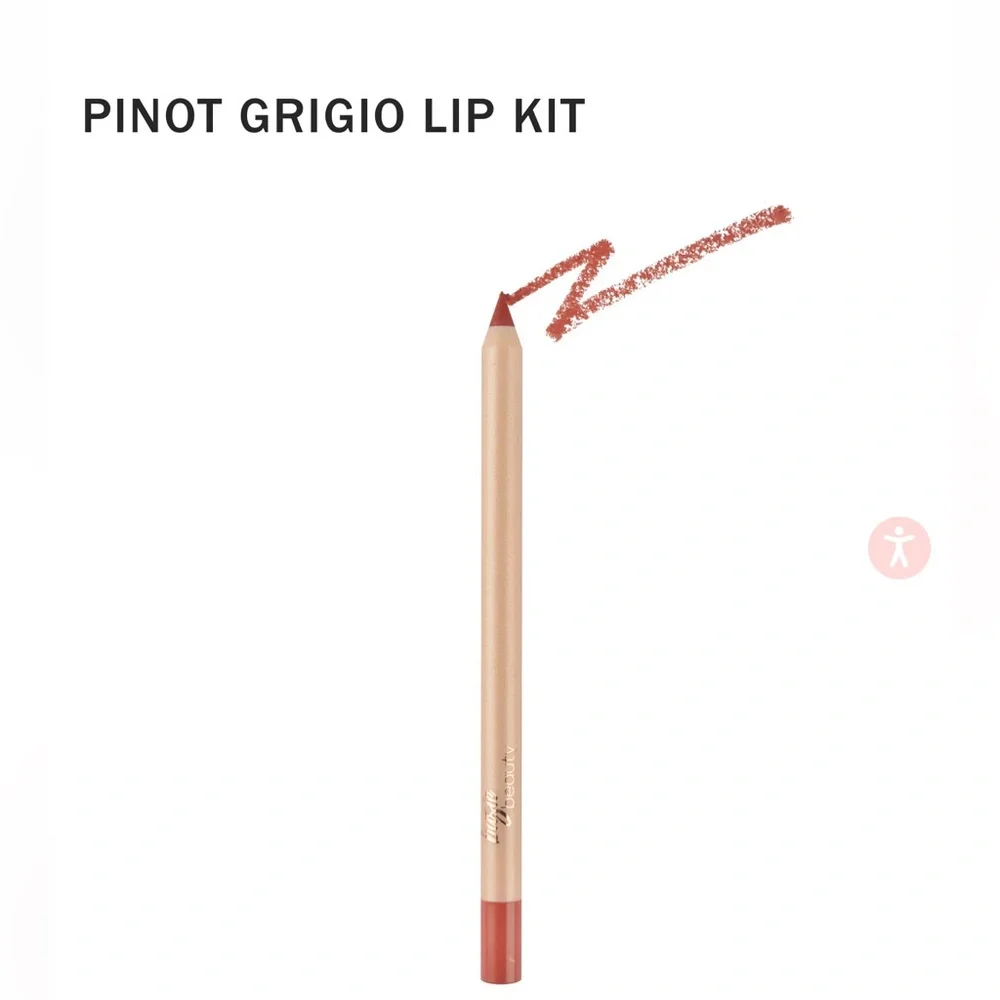 Basie Beauty  PINOT GRIGIO LIP KIT  Gel Liner & Lip Gloss, New in Box
